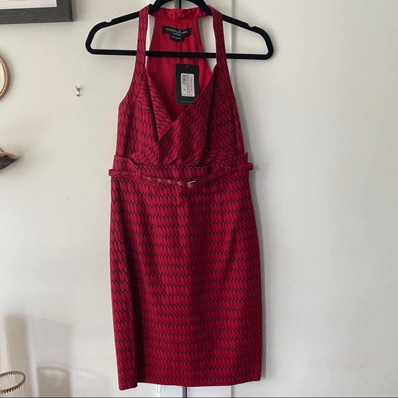 Guess by Marciano Halter Red Mini Dress - Size S - Picture 2 of 11